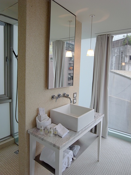 台北市喜瑞飯店精緻客房浴室盥洗台3.JPG