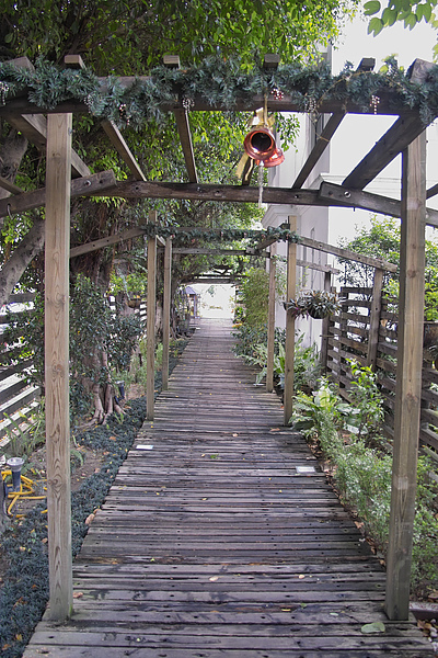 台北縣泰山鄉香草花緣餐廳大門步道2.jpg