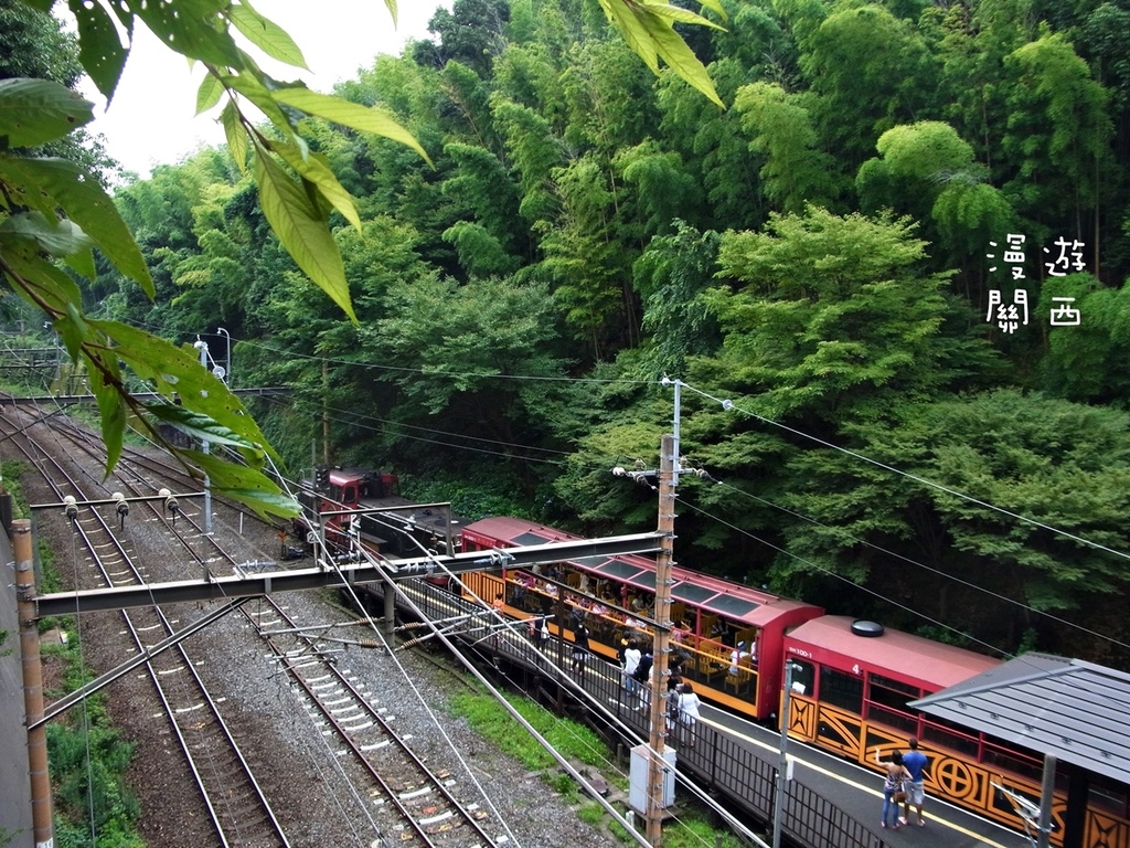 慢遊關西(6)京都車站至嵐山，搭乘嵯峨野觀光鐵道/嵯峨野觀光