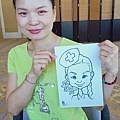 母親節-美麗Salon玩美假期 紙片人現場似顏繪