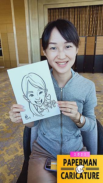 母親節-美麗Salon玩美假期 紙片人現場似顏繪