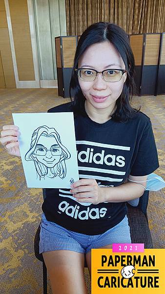 母親節-美麗Salon玩美假期 紙片人現場似顏繪