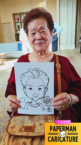 母親節-美麗Salon玩美假期 紙片人現場似顏繪