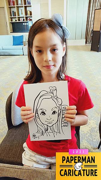 母親節-美麗Salon玩美假期 紙片人現場似顏繪