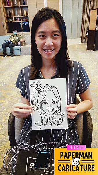 母親節-美麗Salon玩美假期 紙片人現場似顏繪