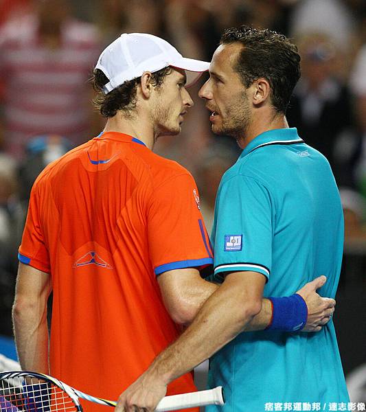 Andy Murray & Michael Llodra 惺惺相惜情不自禁？