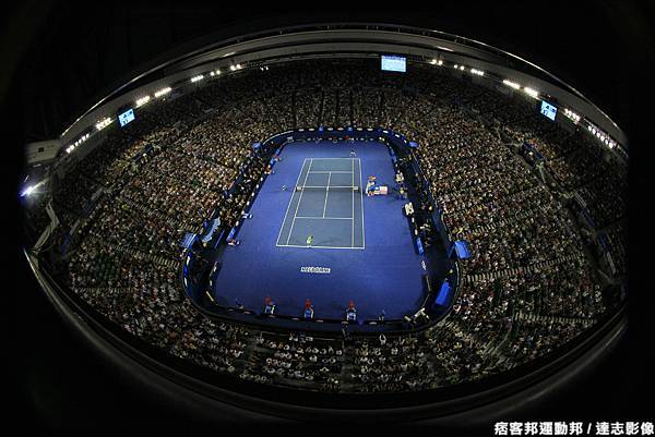 澳網男單決賽登場 Melbourne Park 場館吸引滿場球迷 2012.01.29