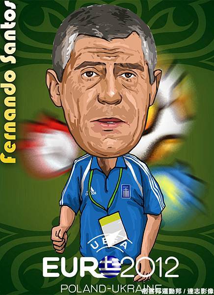 希臘隊總教練 Fernando Santos