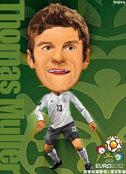 德國隊招牌球星 Thomas Muller