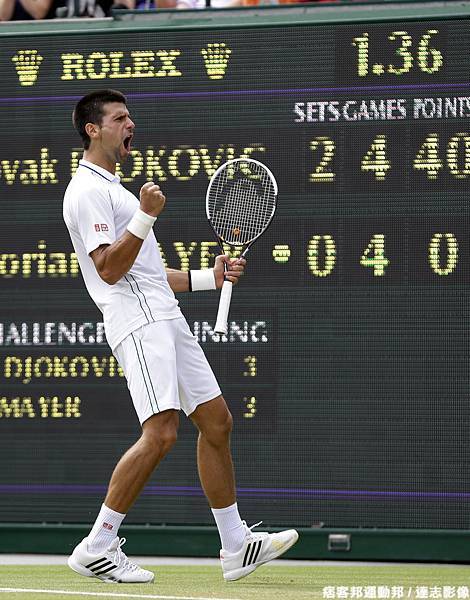 Djokovic 直落三擊退 Mayer ，晉級四強