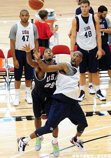 美國男籃隊練習花絮