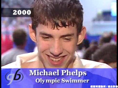 2000年雪梨奧運僅15歲的Phelps