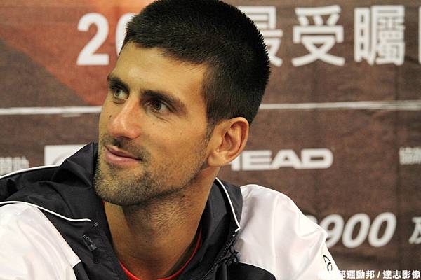 Novak Djokovic賽後記者會特寫