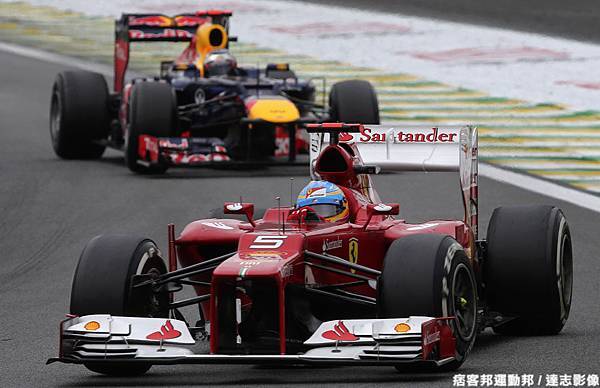 2012年F1賽季最終站巴西站在雨中開跑