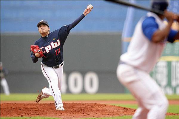 20121130冬季聯盟G9-中華紅隊先發投手鄭承浩