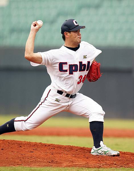 中華白隊先發投手曾琮萱