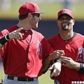 Josh Hamilton 與 Albert Pujols