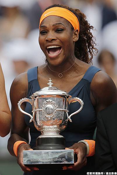 法網女單冠軍Serena Williams