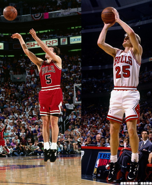 7、派克森(John Paxson)和柯爾(Steve Kerr)