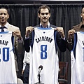 Devin Harris、Jose Calderon與Monta Ellis