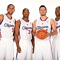 Jamal Crawford, Jared Dudley, Willie Green, J.J. Redick