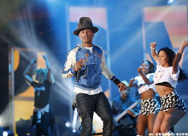 表演彩排Pharrell Williams