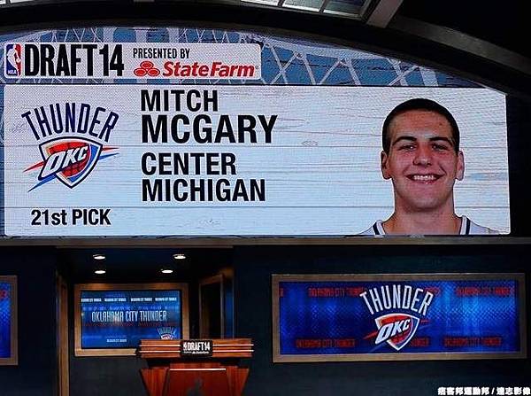 第21順位：雷霆挑選Mitch McGary.jpg