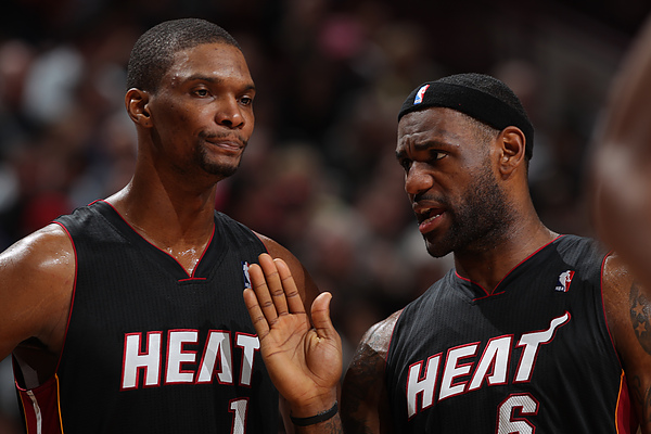 #20 LeBron James & Chris Bosh