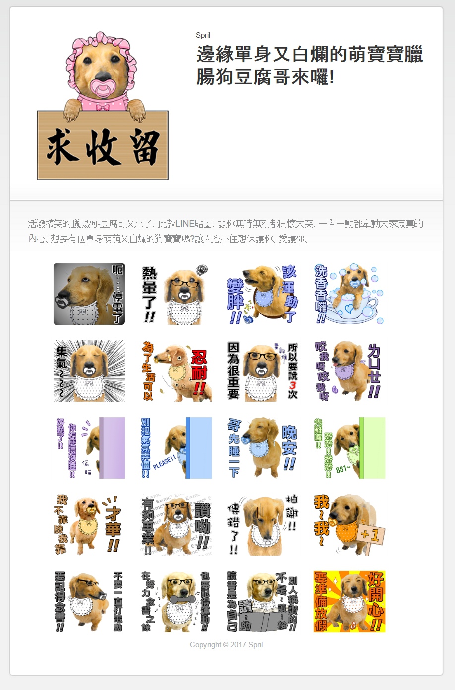 萌寶寶臘腸狗豆腐哥 萌寶寶臘腸狗豆腐哥