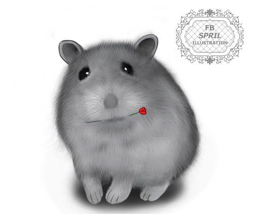 小倉鼠布丁(SPRIL繪製) 小倉鼠布丁(SPRIL繪製)