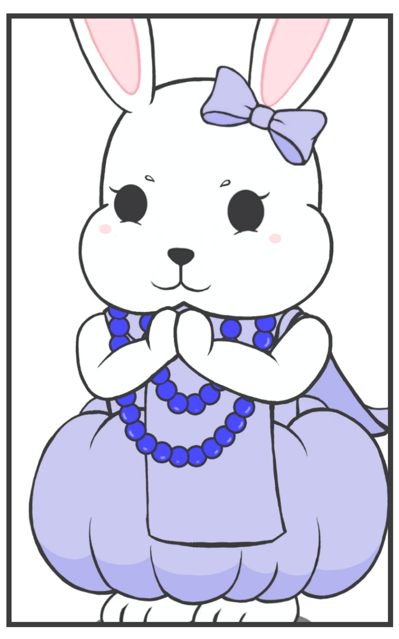 LINE貼圖-金元寶兔兔-搞笑版-06