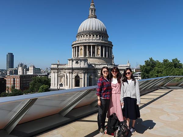 英國倫敦，聖保羅大教堂、千禧橋拍照景點推薦！