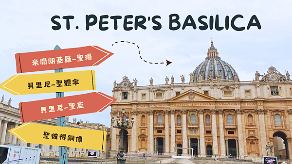 義大利羅馬 ♔ 聖彼得教堂參觀指南！