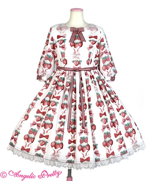 angelic  pretty strawberry doll OP ピンク