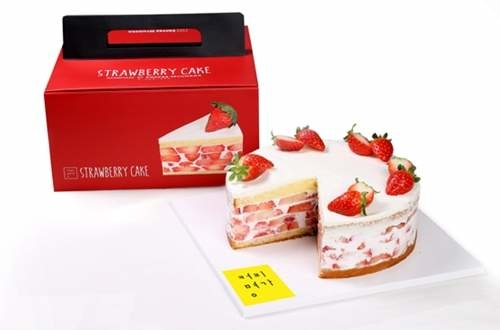 韓國正夯，超札實草莓蛋糕，水美眉快來看2