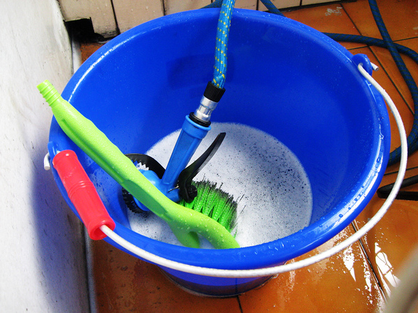 洗車用到的工具