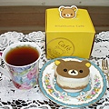 Rilakkuma Café．拉拉熊生乳起司蛋糕＋TWININGS．仕女伯爵茶