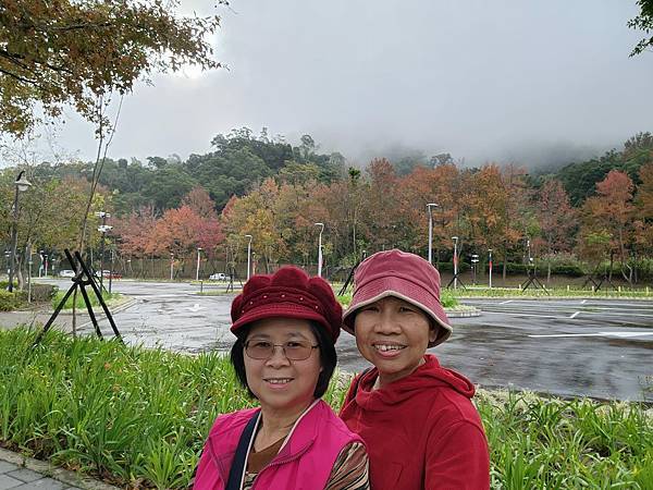 角板山公園初遇紅葉