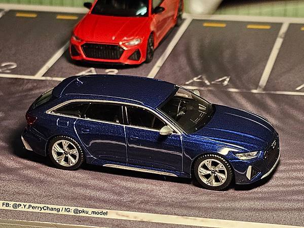 <1/64模型車開箱> MINI GT Audi RS6 A