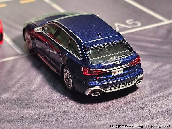 <1/64模型車開箱> MINI GT Audi RS6 A