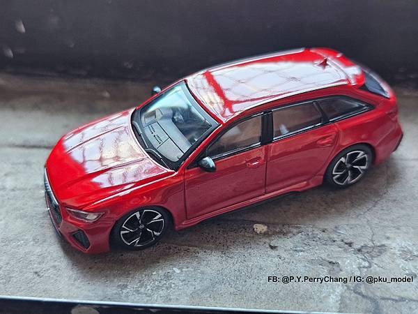 <1/64模型車開箱> MINI GT Audi RS6 A