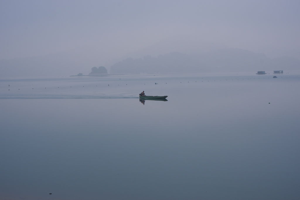 日月潭早晨