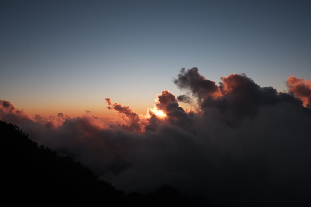 合歡山夕陽