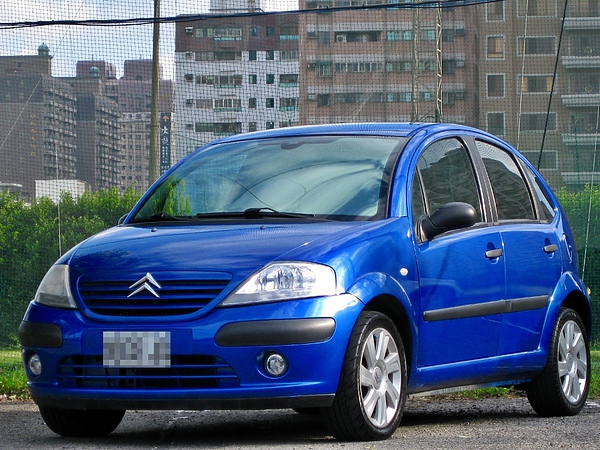 SUM冠威汽車” “三大保證 ㊣ 全省保固~”☆CITROEN 03年C3 藍中古車☆