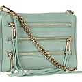 Rebecca Minkoff Mini 5 Zip Clutch (Sea glass) 海玻璃色淡金鍊(小)1.jpg