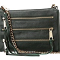 Rebecca Minkoff Mini 5 Zip Clutch 墨綠色淡金鍊(小)1.jpg