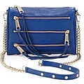 Rebecca Minkoff Mini 5 Zip Clutch 電藍色淡金鍊(小)1.jpg