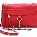 Rebecca Minkoff MAC Clutch 腥紅色淡金鍊(中)1.jpg