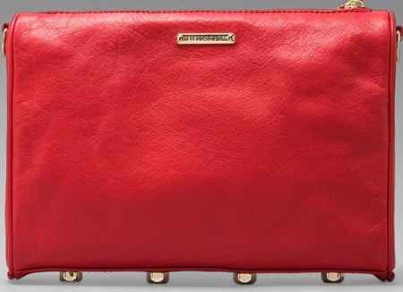 Rebecca Minkoff Mini 5 Zip Clutch 腥紅色淡金鍊(小)1.jpg