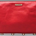 Rebecca Minkoff Mini 5 Zip Clutch 腥紅色淡金鍊(小)1.jpg